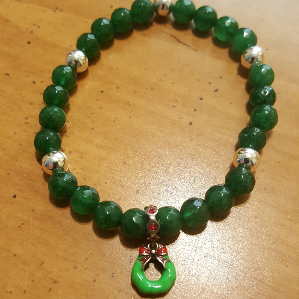 Green Jade Wreath bracelet